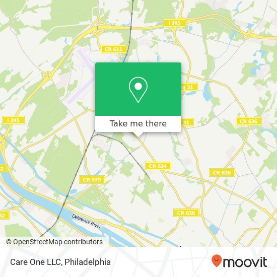 Care One LLC map