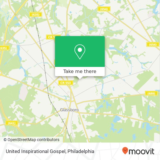 United Inspirational Gospel map