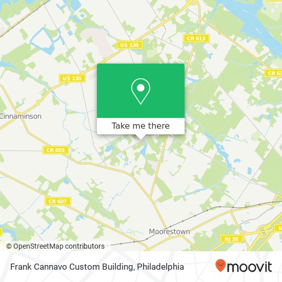 Mapa de Frank Cannavo Custom Building