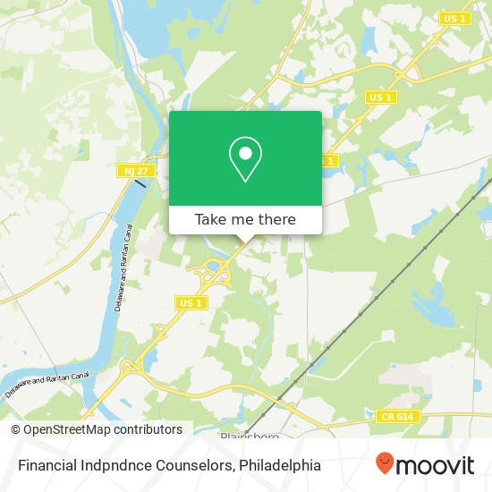 Financial Indpndnce Counselors map