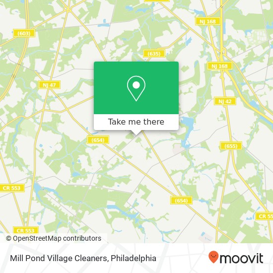 Mapa de Mill Pond Village Cleaners