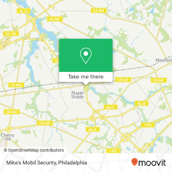 Mike's Mobil Security map