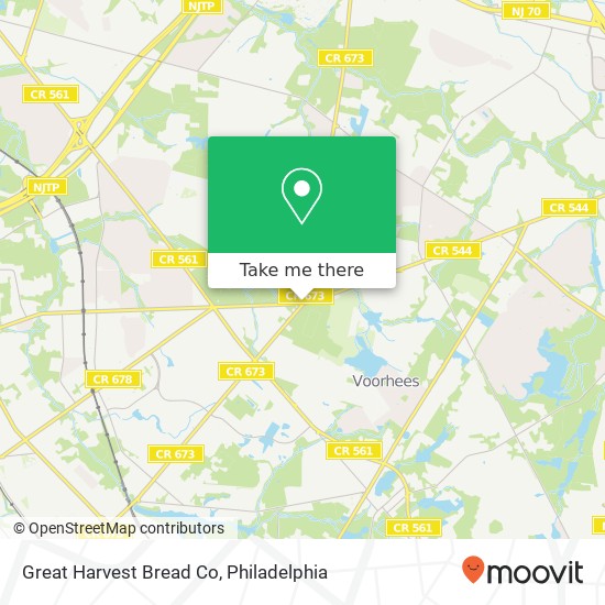 Mapa de Great Harvest Bread Co