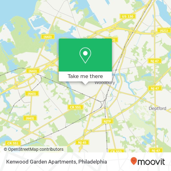 Kenwood Garden Apartments map