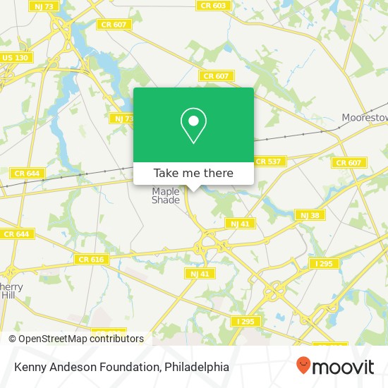 Kenny Andeson Foundation map