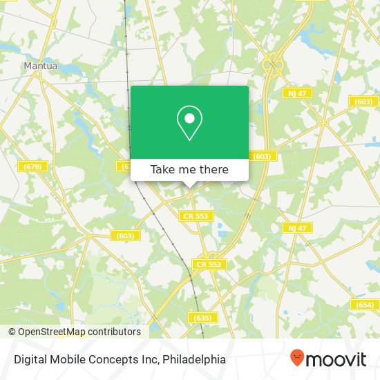 Digital Mobile Concepts Inc map