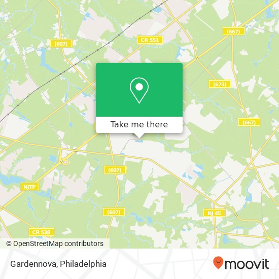 Gardennova map