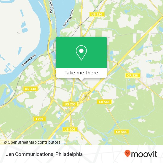 Mapa de Jen Communications