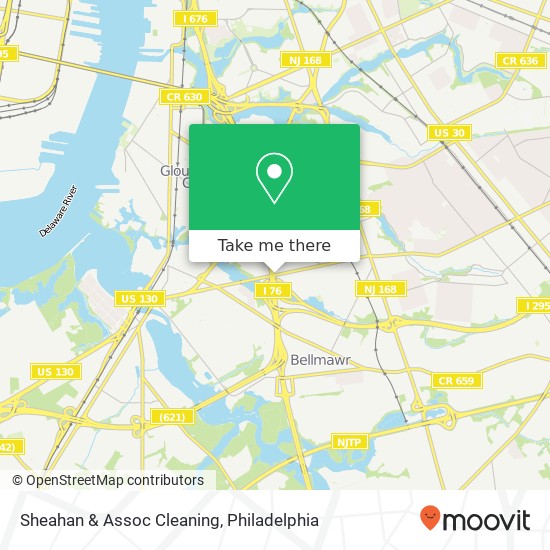 Sheahan & Assoc Cleaning map