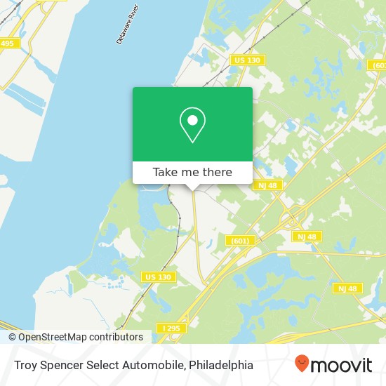 Troy Spencer Select Automobile map