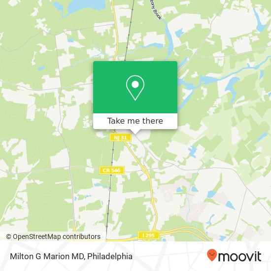 Milton G Marion MD map