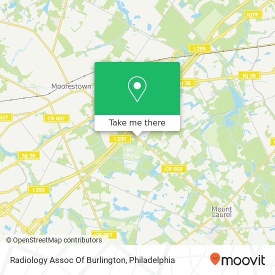 Radiology Assoc Of Burlington map