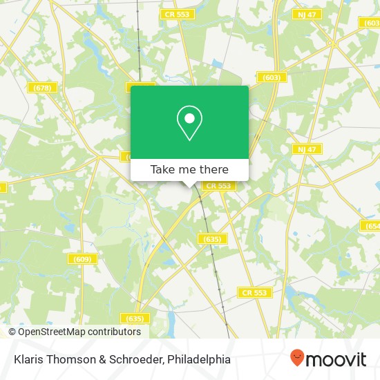Mapa de Klaris Thomson & Schroeder