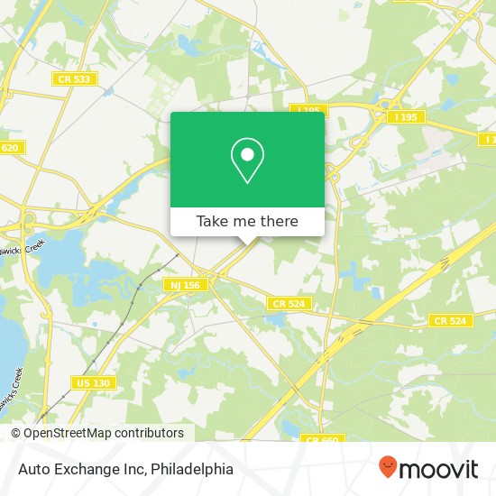 Auto Exchange Inc map