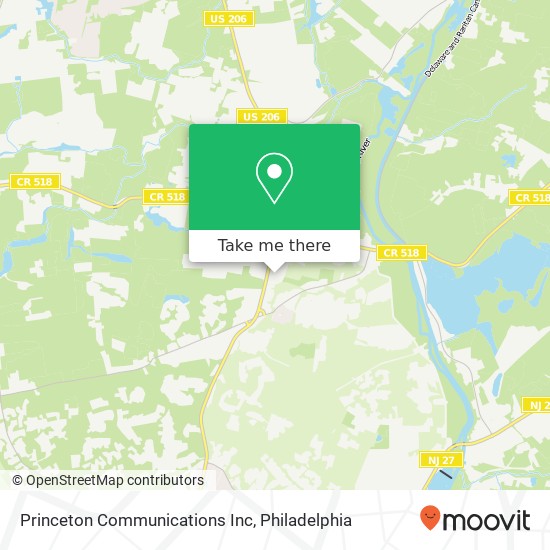 Princeton Communications Inc map