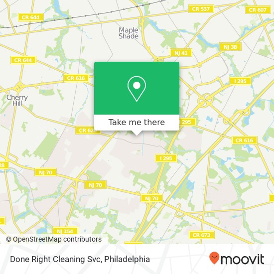 Done Right Cleaning Svc map