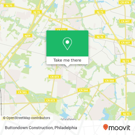Buttondown Construction map