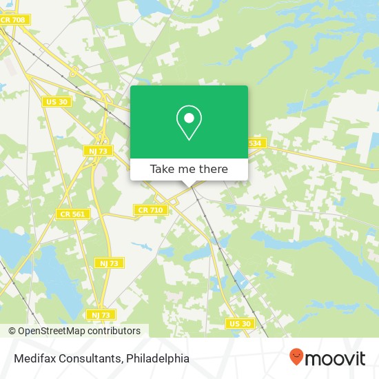 Medifax Consultants map