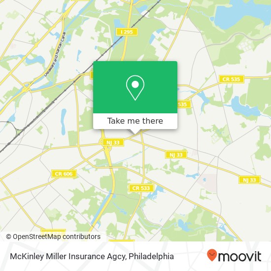 McKinley Miller Insurance Agcy map