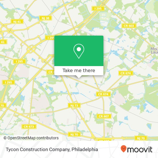 Mapa de Tycon Construction Company
