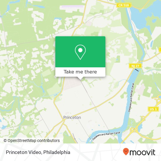 Princeton Video map