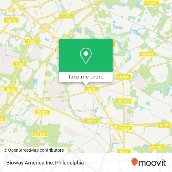Mapa de Bioway America Inc