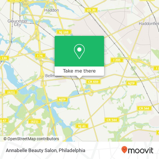 Mapa de Annabelle Beauty Salon