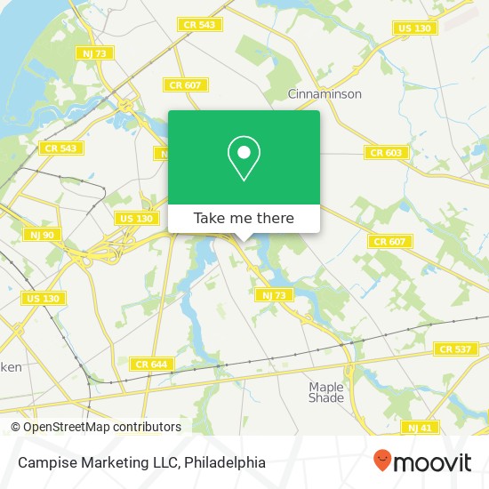 Mapa de Campise Marketing LLC