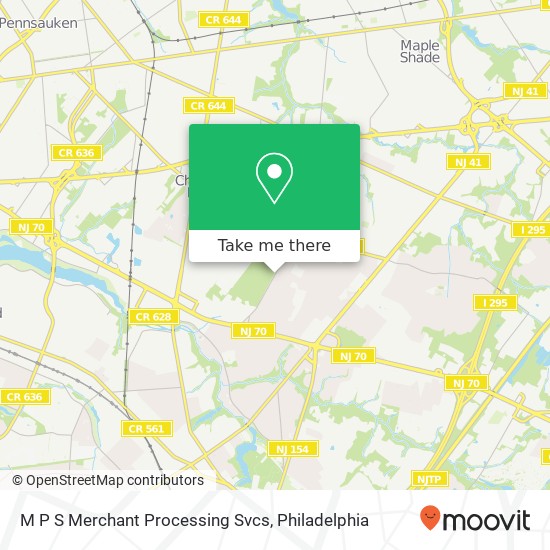 M P S Merchant Processing Svcs map