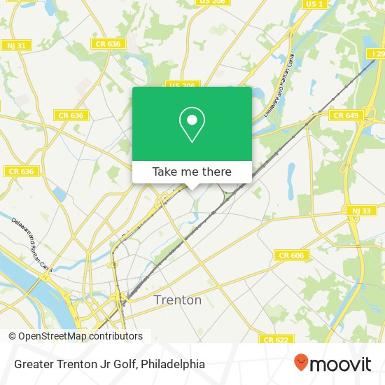 Mapa de Greater Trenton Jr Golf