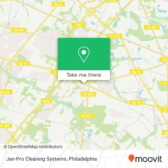 Mapa de Jan-Pro Cleaning Systems