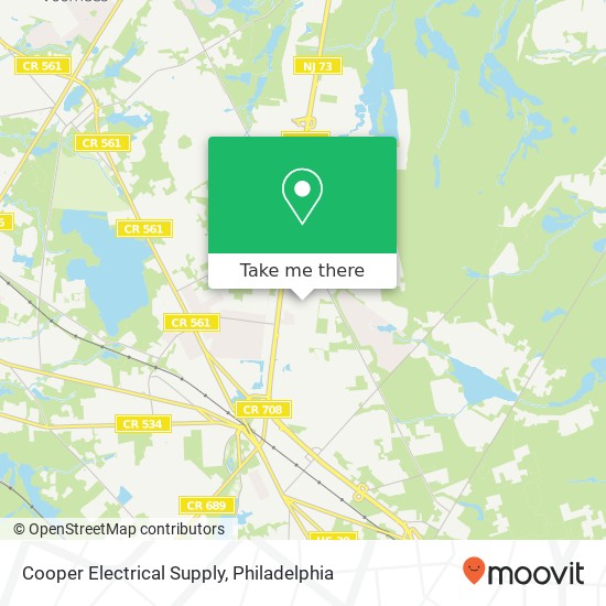 Cooper Electrical Supply map