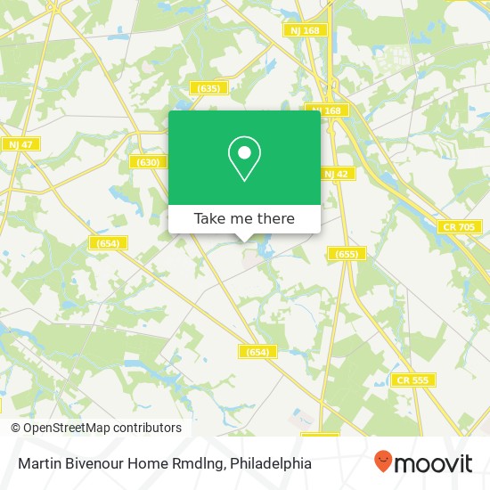 Martin Bivenour Home Rmdlng map