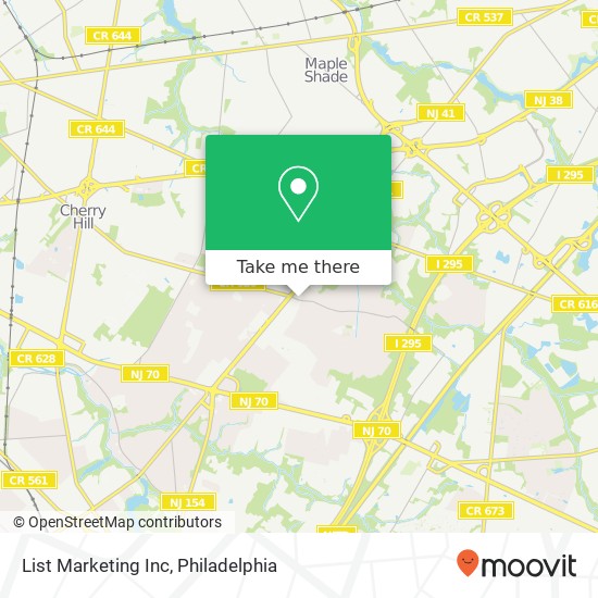 List Marketing  Inc map