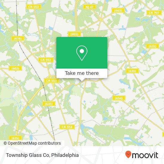Mapa de Township Glass Co