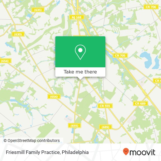 Mapa de Friesmill Family Practice