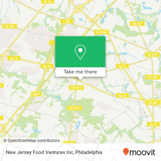 New Jersey Food Ventures Inc map