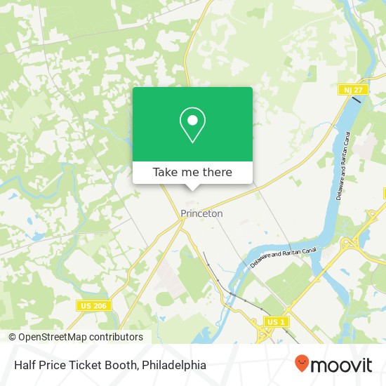Half Price Ticket Booth map