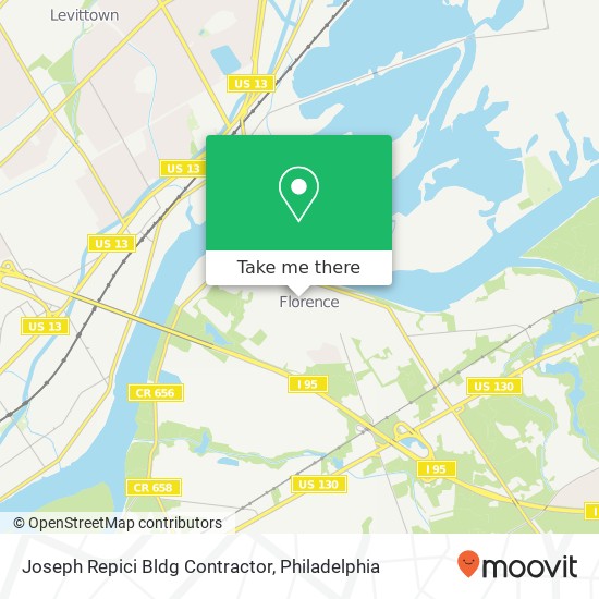 Joseph Repici Bldg Contractor map