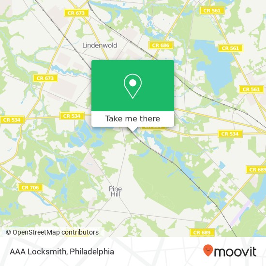 AAA Locksmith map