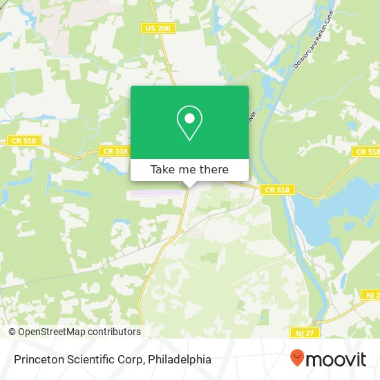 Mapa de Princeton Scientific Corp