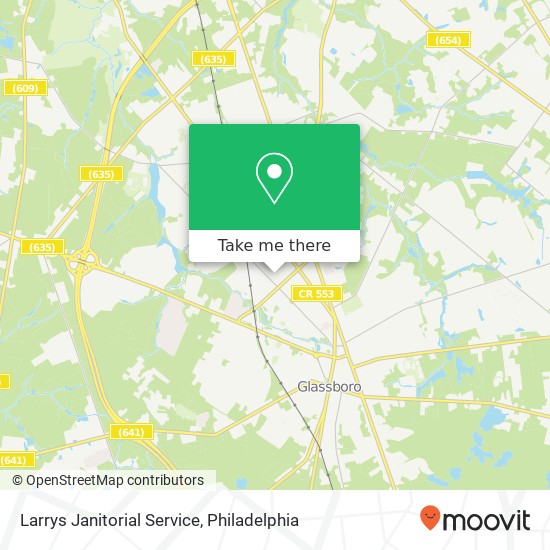 Mapa de Larrys Janitorial Service