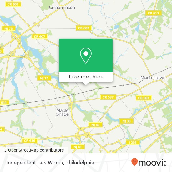 Independent Gas Works map