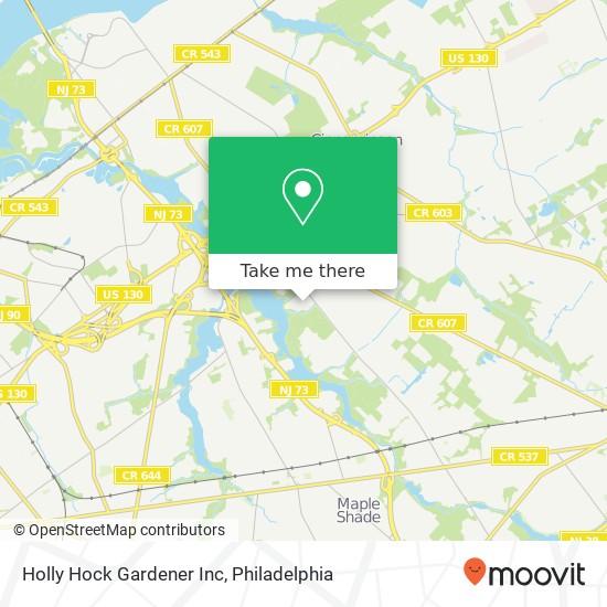 Holly Hock Gardener Inc map