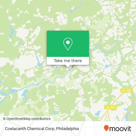 Mapa de Coelacanth Chemical Corp