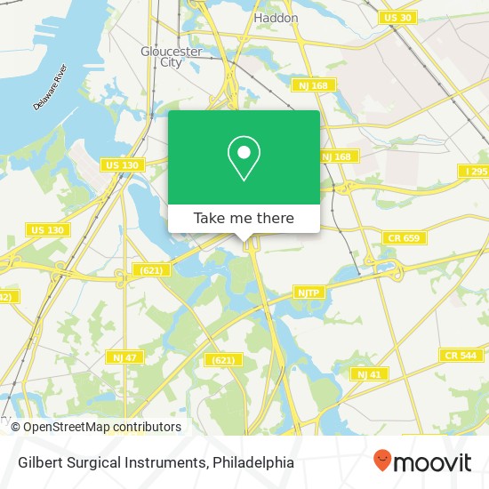 Gilbert Surgical Instruments map