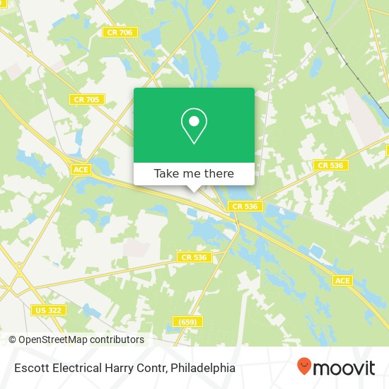 Mapa de Escott Electrical Harry Contr