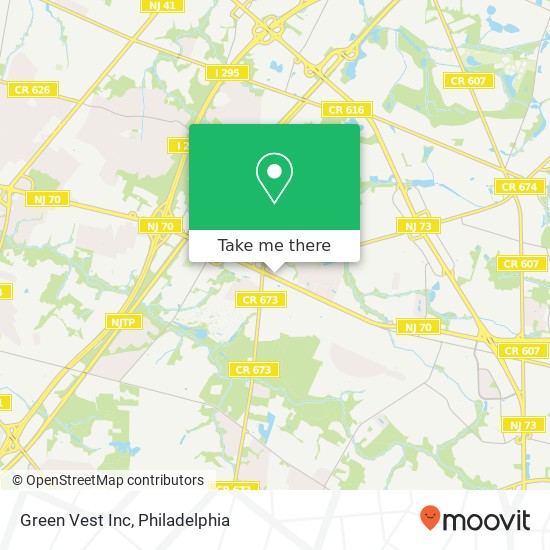 Green Vest Inc map
