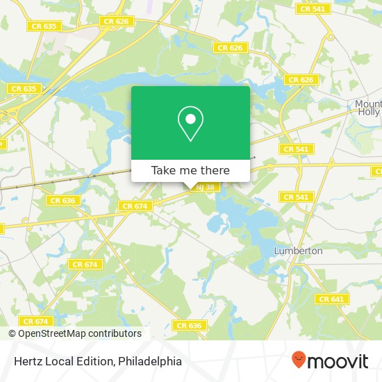 Mapa de Hertz Local Edition