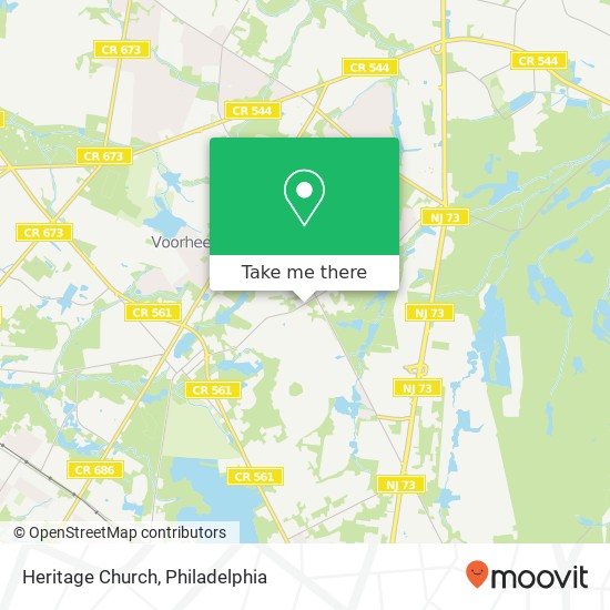 Mapa de Heritage Church